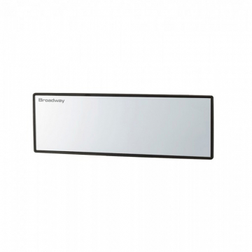 Broadway Type-A Aluminum Glass Wide Mirror - Flat / 240mm / 9.45 inches