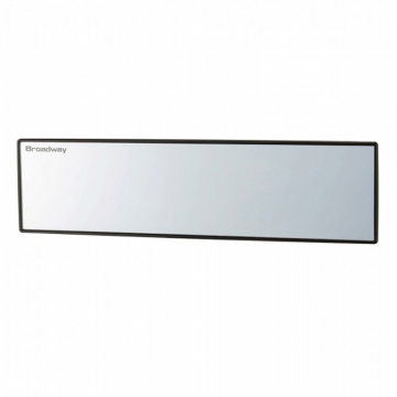 Broadway Type-A Aluminum Glass Wide Mirror - Flat / 300mm / 11.81 inches