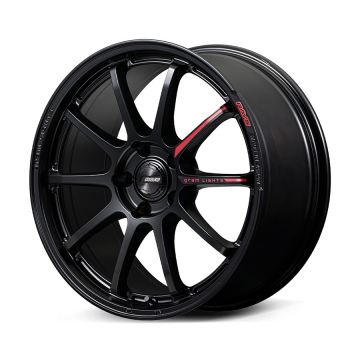 Gram Lights 57NR Limited II Wheel (Face 1) - 17x7.0 / Offset +47 / 4x100 (Semigloss Black)