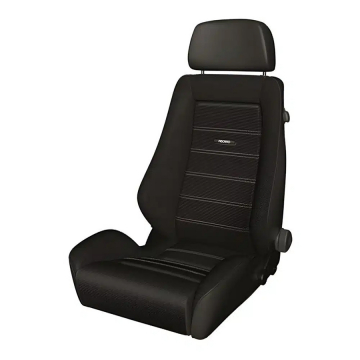 Recaro Classic LX Seat - Black Leather / Classic Corduroy