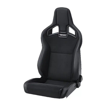 Recaro Cross Sportster CS Seat (Left) - Ambla Leather Black / Dinamica Suede Black
