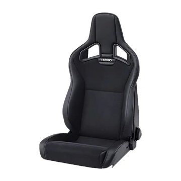 Recaro Cross Sportster CS Seat (Left / With Heat) - Real Leather Black