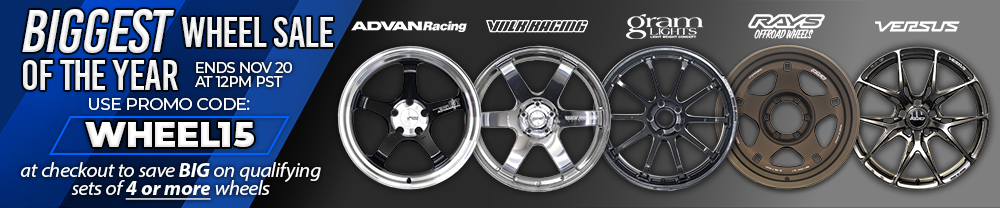 Advan / Volk / Gram Lights / Rays Off Road / Versus Wheel Sale