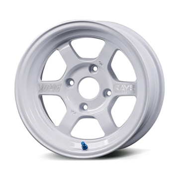 Volk Racing TE37V 30th Anniversary Wheel (Face 1 / S Rim / Machining Version) - 15x7.5 / Offset +25 / 4x100 (White)