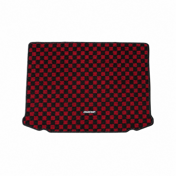 Evasive Motorsports Checkered Trunk Mat (Red / Black) - Toyota GR Corolla 2023+ / Corolla Hatchback 2019+