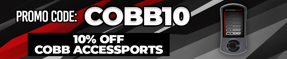 Code: COBB10 for 10% Off Cobb Accessports