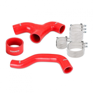 Mishimoto Silicone Intercooler Hoses (Red) - Subaru WRX 02-05