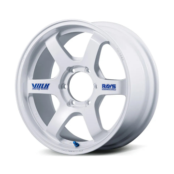 Volk Racing TE37SB 30th Anniversary Wheel (Face 2 / Sticker Version) - 17x6.5 / Offset +37 / 6x139.7 (White)