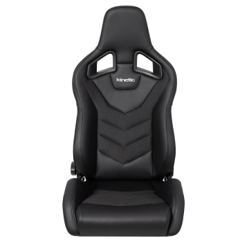 Kinetic APEX GTR Seat (Left Hand) - Black Leather / Black Carbon