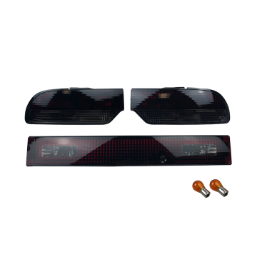 Phase 2 Motortrend 3 Piece Rear Tail Light Kit (Smoked) - Nissan 180SX RPS13 89-94 JDM & USDM