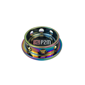 Phase 2 Motortrend Neo Chrome Oil Cap - Most Nissan / Honda
