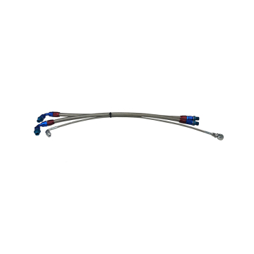 Phase 2 Motortrend Steel Braided Turbo Line Kit (Top Mount) - Nissan S14/S15 SR20DET