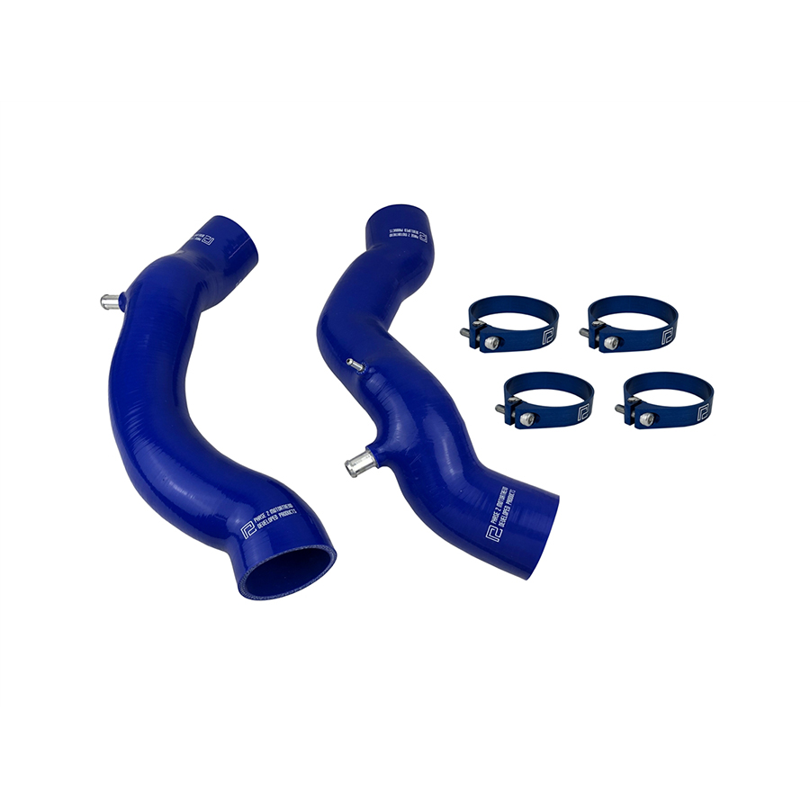 Evasive Motorsports: Phase 2 Motortrend Accordion Hose Kit (Blue