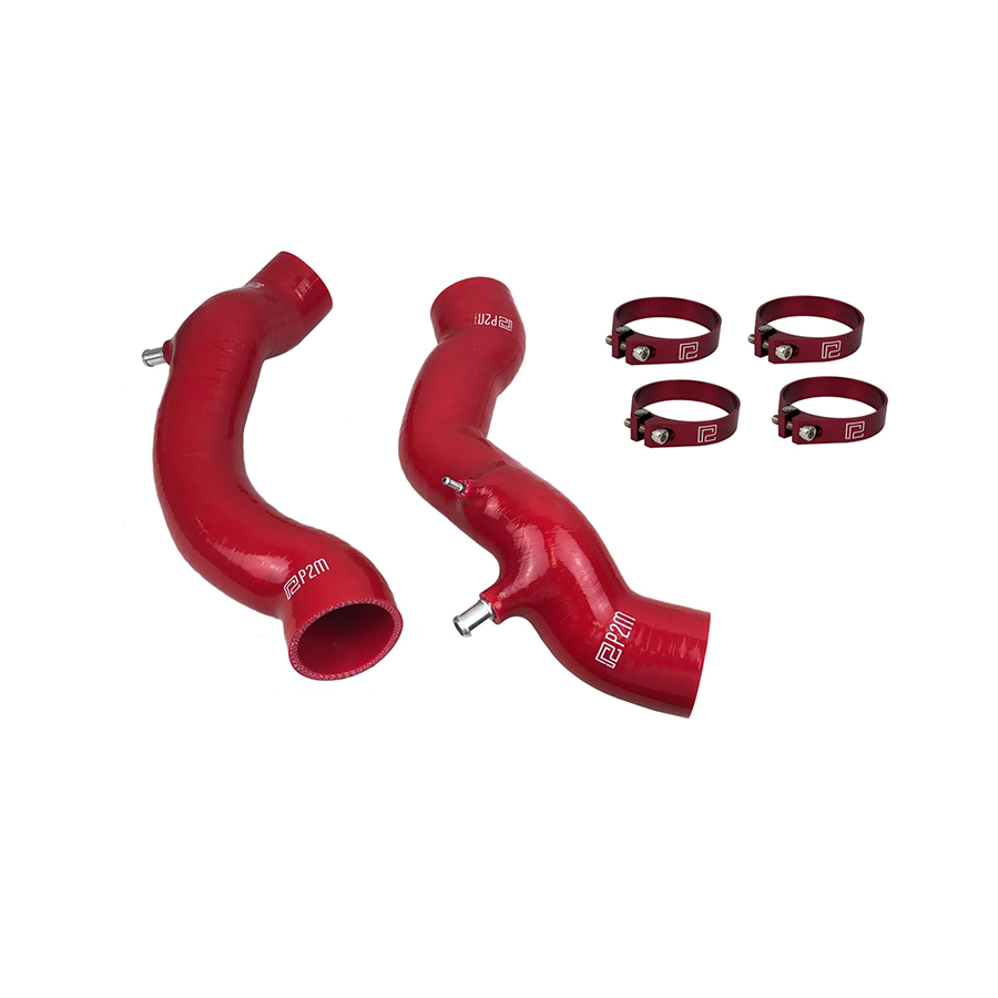 Evasive Motorsports: Phase 2 Motortrend Accordion Hose Kit (Red