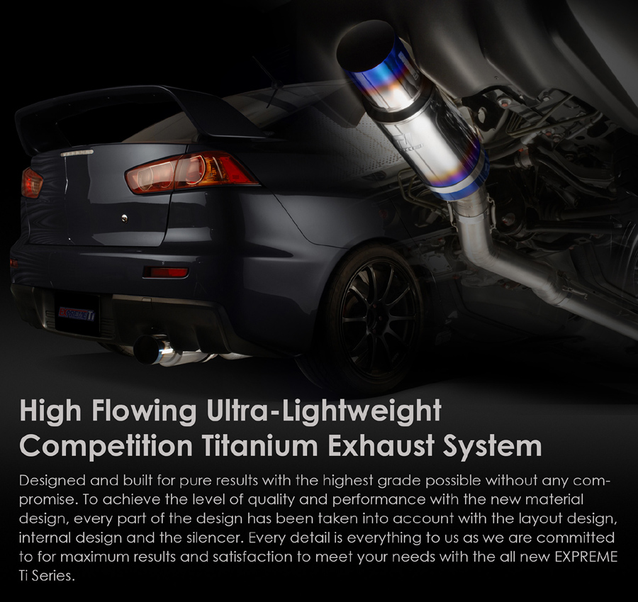Evasive Motorsports: Tomei Expreme Ti Exhaust - Mitsubishi EVO X 2008+