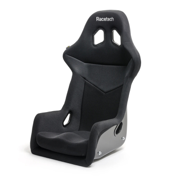 Racetech RT4100WT Racing Seat (FIA) - Fiberglass / Wide and Tall Size / Black Fabric
