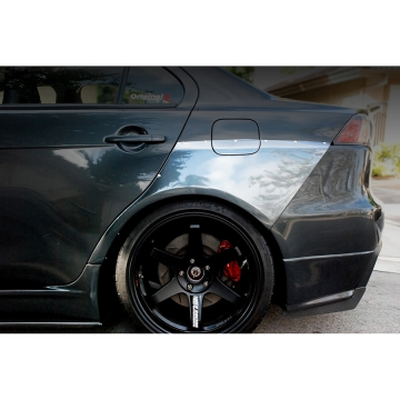 Victory Function Rear Wide Fenders (CFRP / +20mm) - Mitsubishi Evolution X 08-15