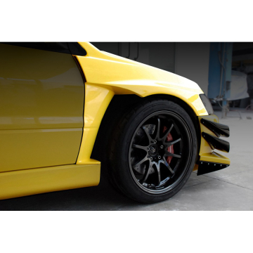 Victory Function Front Wide Blister Fenders (CFRP / +15mm) - Mitsubishi Evolution VIII / IX 03-07
