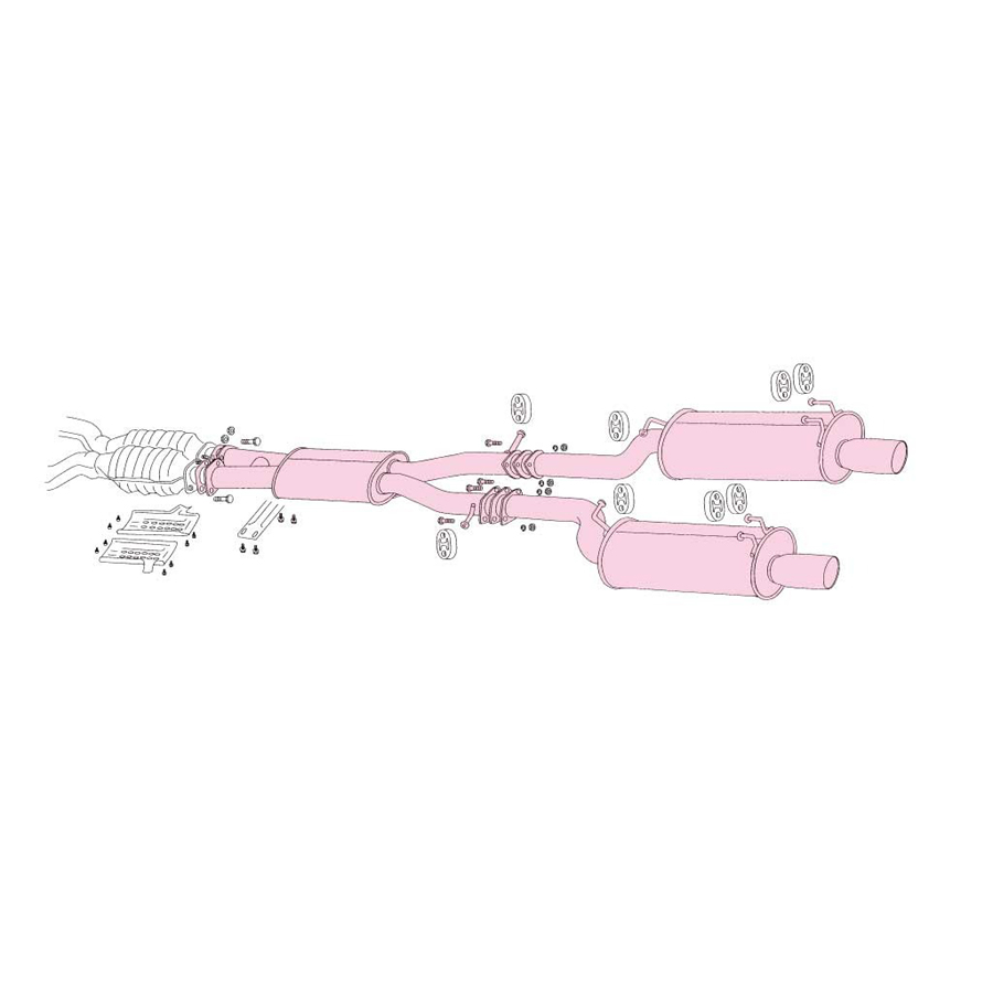 Evasive Motorsports: Fujitsubo LegalisR Dual Cat-Back Exhaust