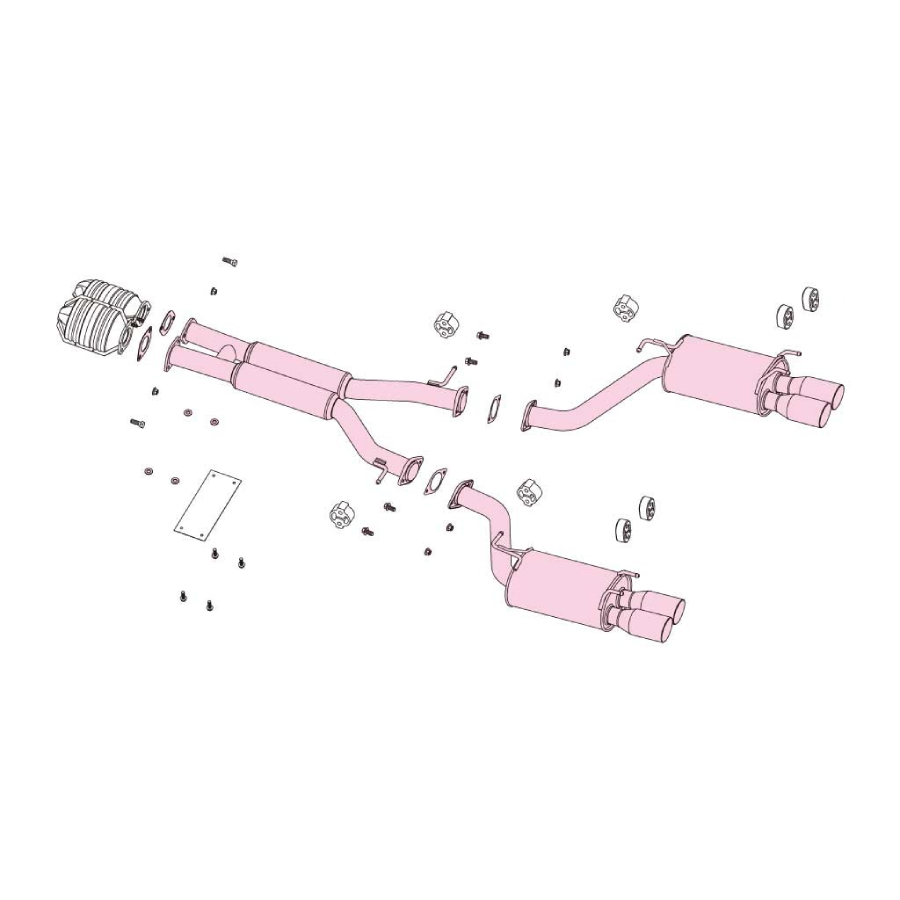 Evasive Motorsports: Fujitsubo LegalisR Dual Cat-Back Exhaust