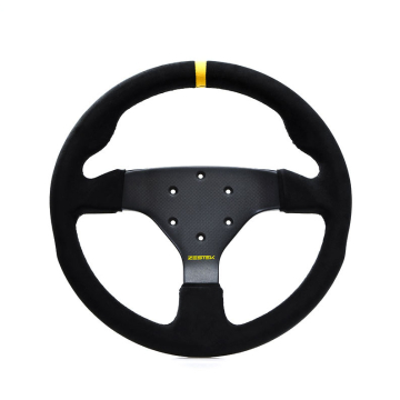Zestek Carbon Fiber Racing Steering Wheel - 330mm / Alcantara / Matte