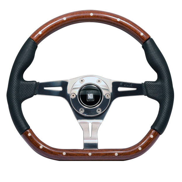 Evasive Motorsports: Nardi Kallista - 350mm (Polished / Wood