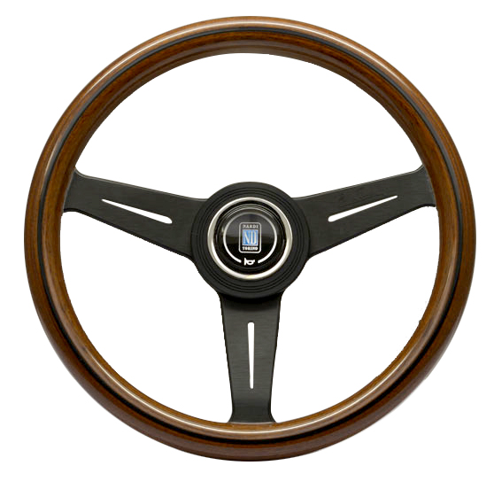 入荷now 安全 Nardi Motorsports: Evasive Classic Spoke) Black / (Wood 330mm - パーツ
