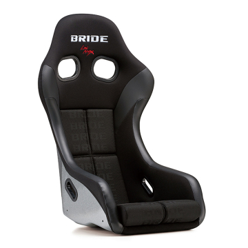 Bride Zeta IV - Black Logo / Silver FRP Shell