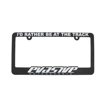 Evasive Motorsports "I'd Rather be at the Track" - License Plate Frame