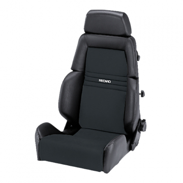 Recaro Expert L Seat - Ambla Leather Black / Dinamica Suede Black