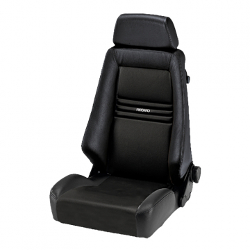 Recaro Specialist S Seat - Ambla Leather Black / Dinamica Suede Black
