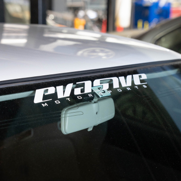 Evasive Motorsports Die Cut Vinyl Decal - 12 x 1.75"
