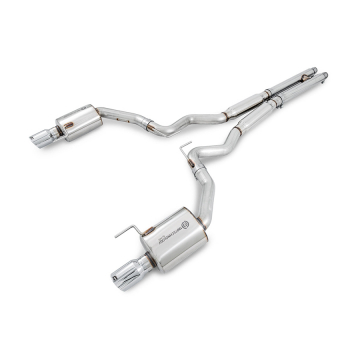 AWE Touring Edition Catback Exhaust (4" Chrome Silver Dual Tips) - Ford Mustang S550 GT 5.0L 15-17