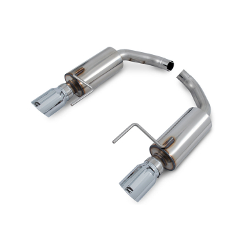 AWE Touring Edition Axleback Exhaust (4" Chrome Silver Tips) - Ford Mustang S550 EcoBoost 2.3L 15-23