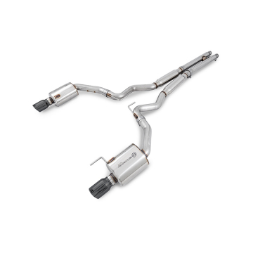 AWE Touring Edition Catback Exhaust (4" Diamond Black Dual Tips) - Ford Mustang S550 GT 5.0L 15-17