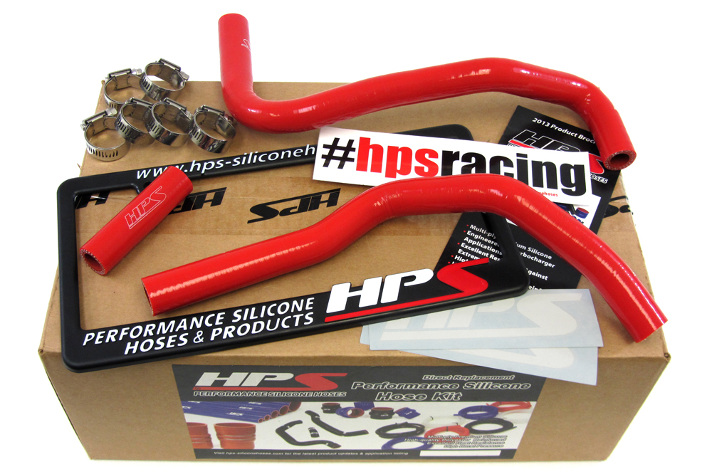 CA-ACCESSORIES 5ft Red Silicone Heater Hose – 10mm 3/8 ID – 1-Ply Reinforced