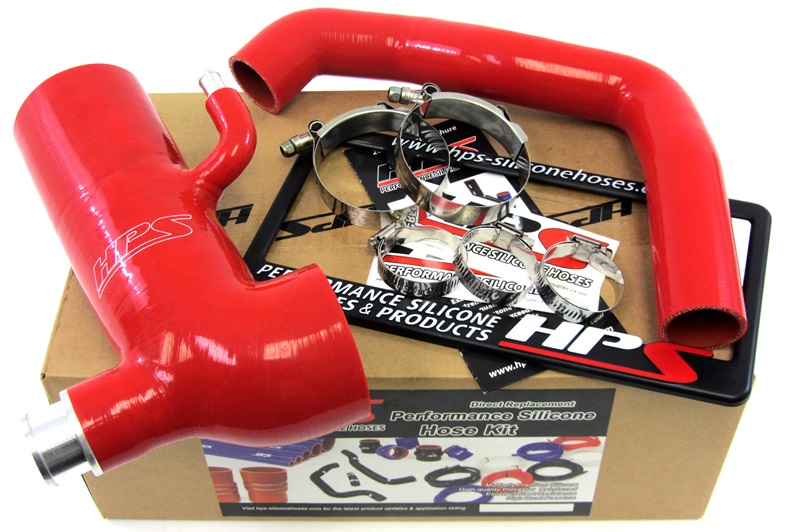Evasive Motorsports: HPS Intake Hose (Red, 2 pcs) - Scion FR-S / Subaru ...