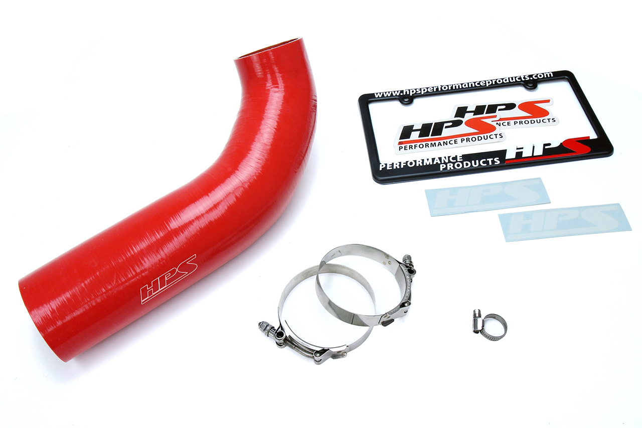 Evasive Motorsports: HPS Intake Hose (Red) - Jeep Wrangler 12-17