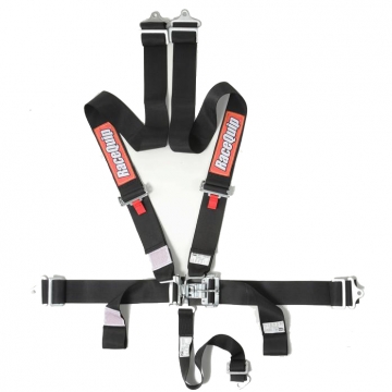 RaceQuip 5-point Latch & Link Harness Assembly - Orange