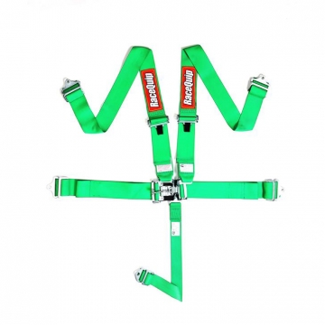 RaceQuip 5-point Latch & Link Harness Assembly - Green