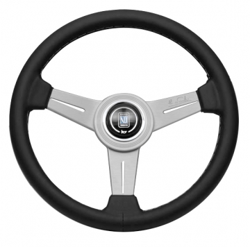 Nardi Classic - 330mm (Black Leather / Aluminum)