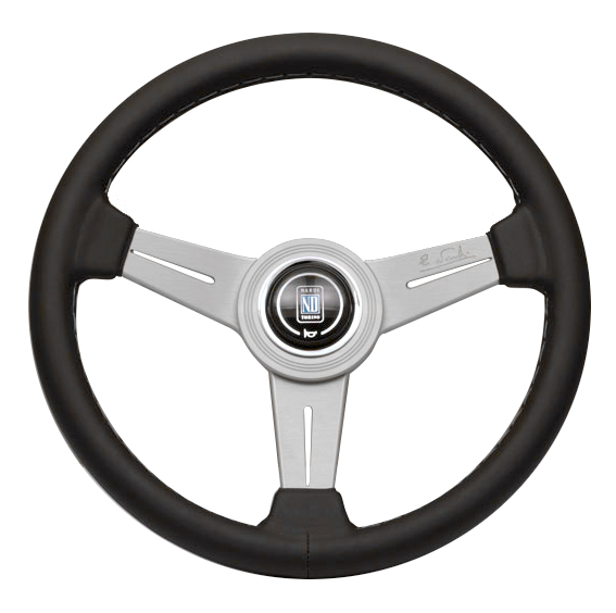 Evasive Motorsports: Nardi Classic - 340mm (Black Leather / White