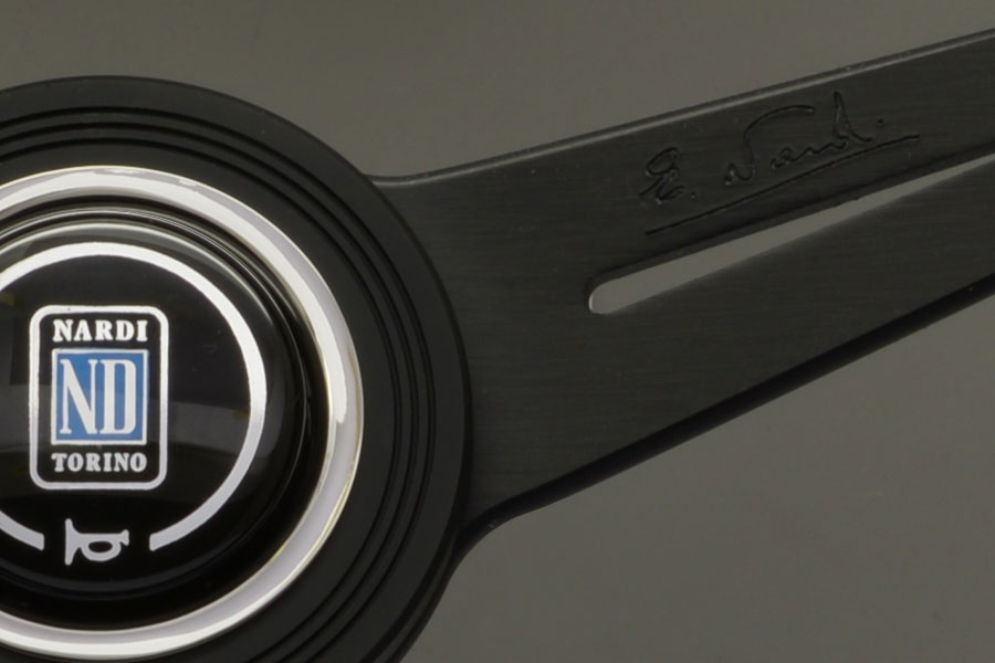 Evasive Motorsports: Nardi Classic - 360mm (Black Suede / Black