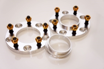 Eight Prince Wheel Spacers - 15mm / 12x1.50 / 5x120 (BMW 72.6mm bore)