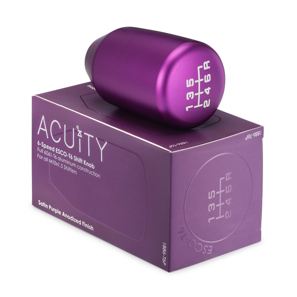 Evasive Motorsports: Acuity ESCO-T6 Aluminum Shift Knob (Satin