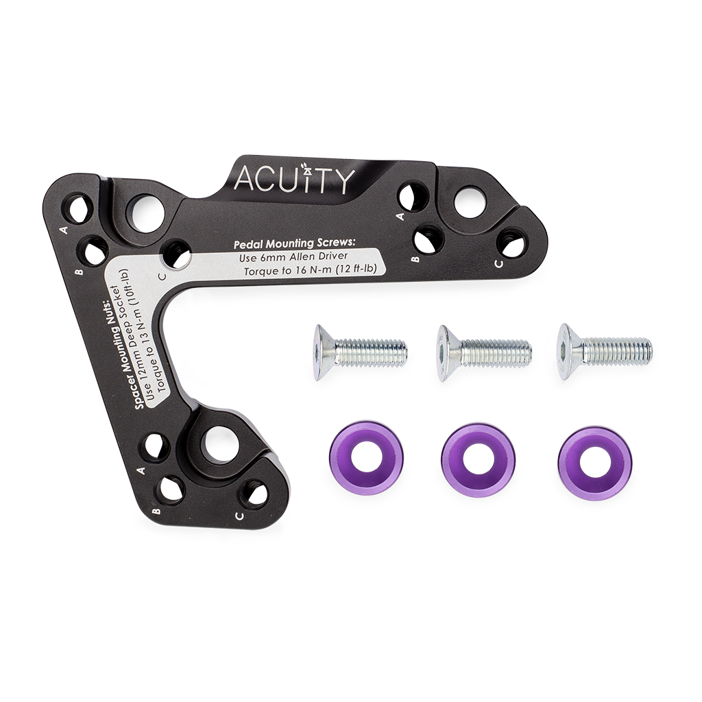 Evasive Motorsports: Acuity Throttle Pedal Spacer (LHD) - Honda