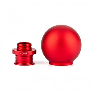 Acuity POCO Low-Profile Shift Knob (Satin Red) - Most Acura / Honda 10x1.5