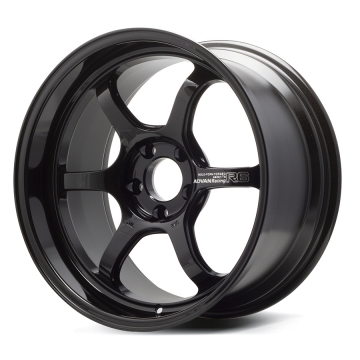 Advan Racing R6 Wheel - 18x7.5 / Offset +47 / 5x114.3 (Racing Titanium Black)
