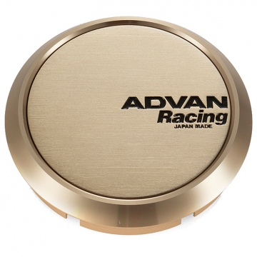 Advan Center Cap - Flat Cap (Light Gold Alumite) - 63mm