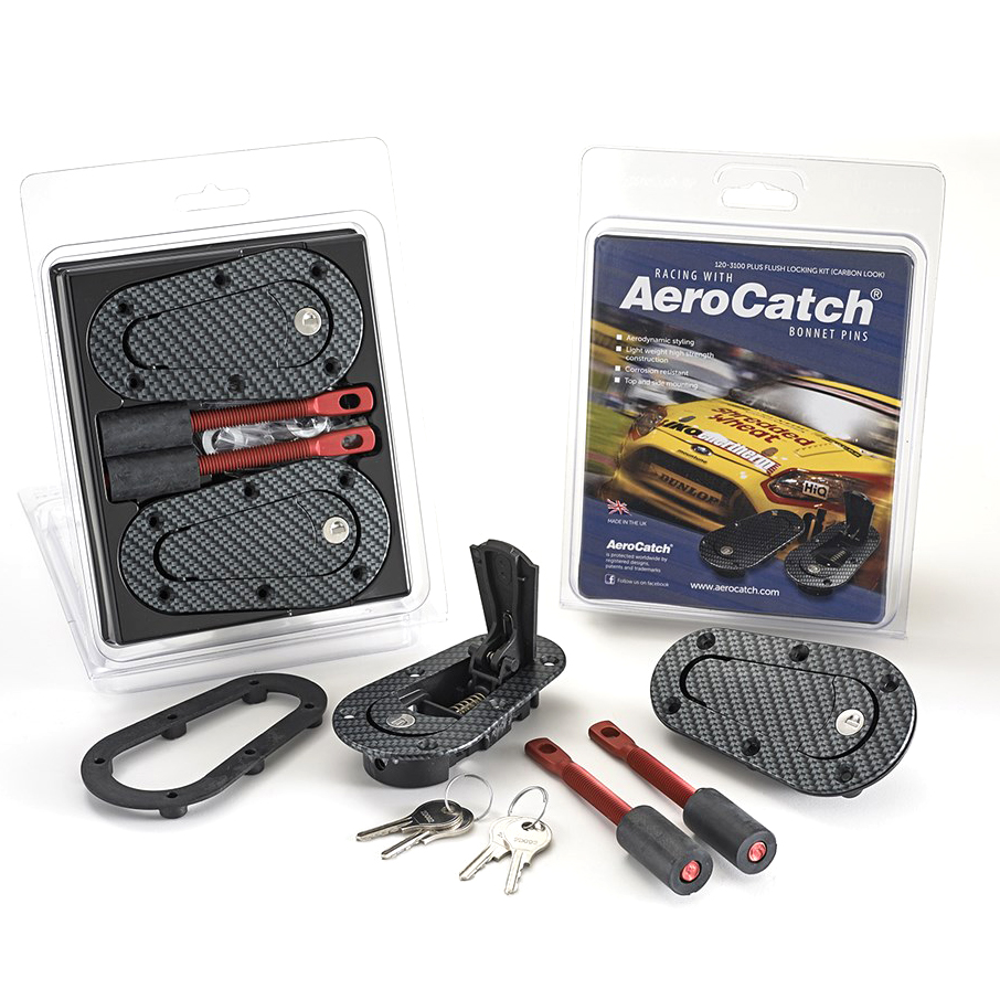 ボンネットキャッチ　AeroCatch Aerocatch エアロキャッチ ボンネットピン 120-2000 キー無し